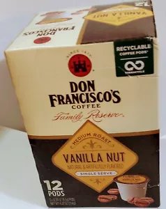 Don Francisco’s COFFEE-FAMILY RESERVE VANILLA NUT Medium Roast- Keurig 12 PODS - Bild 1 von 1