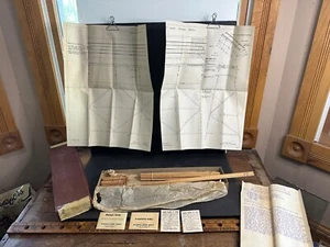 Vintage NOS Maxwell Model Railroad Hobby Kit, "O TRESTLE", All Wood - Picture 1 of 10