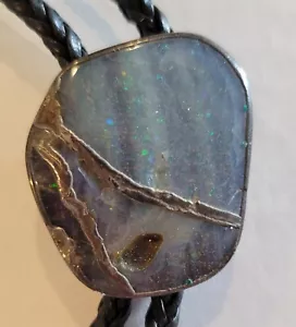 Vintage Exquisite and Unique Gem Stone Bolo Tie with Bennett Clasp - Picture 1 of 6