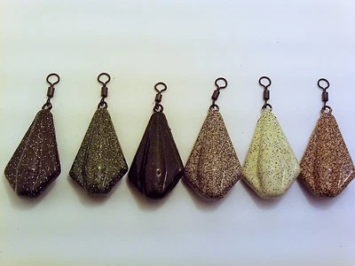 PB LEADS 10 x Riser 0,75oz - 3oz GLATTE Karpfenangeln Blei Gewichte große Augen drehbar