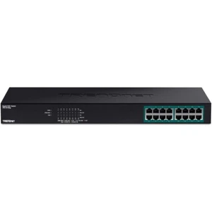 TRENDnet TPE-TG160G 16-port GREENnet Gigabit PoE+ Switch (250W) - Picture 1 of 3