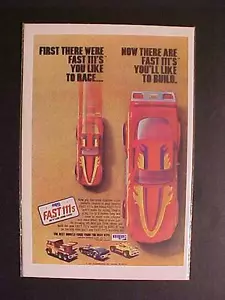 ALT ~ RENNWAGEN LKW MPC KUNSTSTOFF MODELL AUTO KITS SPIELZEUG DRUCK ANZEIGE ~ VINTAGE ORIGINAL 1981 - Bild 1 von 1