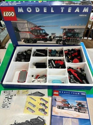 1992 Lego MODEL TEAM 5590 WHIRL n' WHEEL Super Truck in BOX - Image 1 of 4