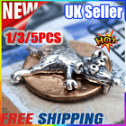 Mouse Charm Talisman Protecting Your Wealth,Money Amulet Mouse Rat on Coin BG