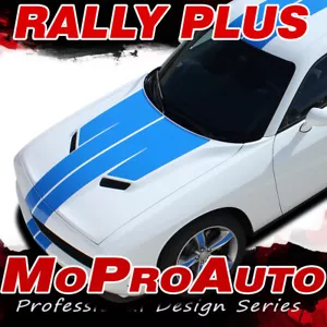 2015-2023 for Dodge Challenger Winged Vinyl Rally Racing Stripes Decal 3M Pro S - Picture 1 of 10