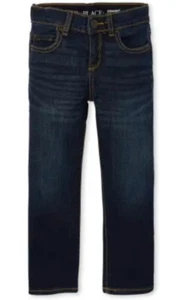 NWT The Children's Place Boys Straight Stretch Jeans Size 10 HUSKY - Picture 1 of 1