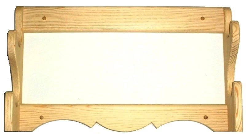 Pine Wooden 2 Place Gun Rack Rifle Shotgun Wall Mount Display - Image 1 of 1