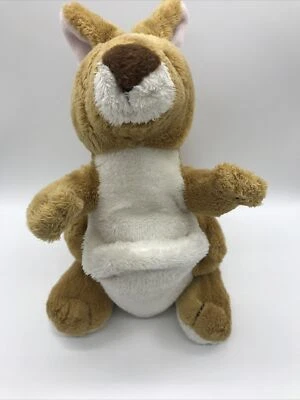 Ganz Webkinz Kangaroo Brown White Plush HM180 "NO CODE" - Image 1 of 4