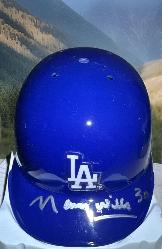 🔥Maury Wills Autograph Mini Helmet Los Angeles Dodgers Beckett COA🔥 - Image 1 of 4