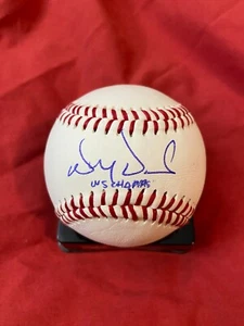WILL VENABLE AUTOGRAPHED SIGNED BASEBALL "WS CHAMPS" RANGERS COA - Picture 1 of 1