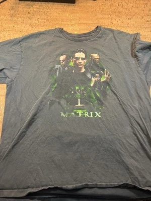 The Matrix Black Graphic T-Shirt  100% Cotton Size 2XL - Image 1 of 4