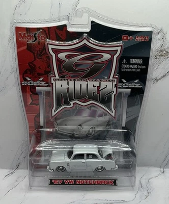 ‘ 67 VW NOTCHBACK White 1:64 SCALE URBAN  DIECAST RIDEZ COLLECTION BY MAISTO - Image 1 of 4