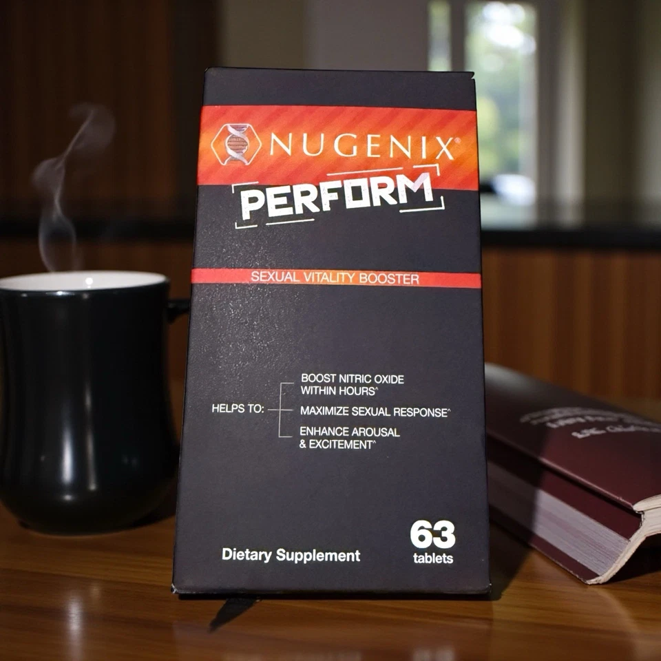 Nugenix Perform Óxido Nítrico y Potenciador de Vitalidad para Hombres 63 Comprimidos 9/2027 Nuevo Foto 1 de 1