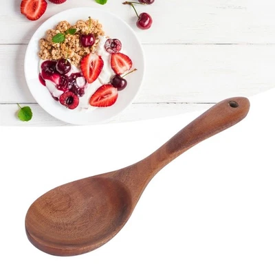 Teak Cooking Spoon Wooden Spoon 26 X 6.5 Teak Salad Spoon - Image 1 of 4