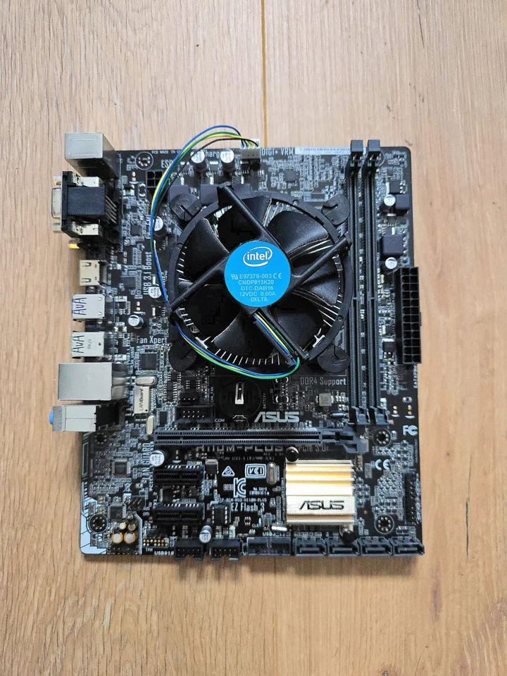 Carte mère Asus H110m + processeur Intel i3 6100 - Photo 1/1