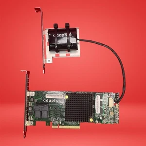 Adaptec 7805 8-Port 6Gb/s SAS SATA PCIe RAID Controller w/ AFM-700CC - Picture 1 of 4