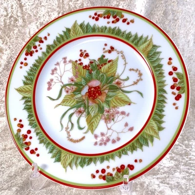 Vintage Hermes Paris Pythagore Dessert Plate Porcelain Tableware 22cm - Image 1 of 4