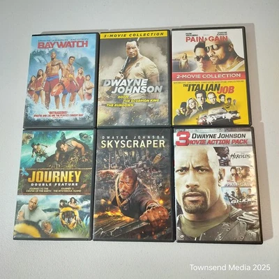 Dwayne "The Rock" Johnson Bundle Collection of Action DVDs - Image 1 of 4