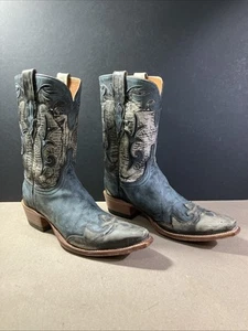 Stivali da cowboy Lucchese Diva nero e verde acqua DV0001 donna taglia - 8,5 B - Foto 1 di 24