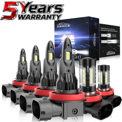 Faros LED 60000LM deportivos utilitarios para Nissan X-Trail 2015-2018 4 puertas 2,5 L 6x Foto 1 de 4