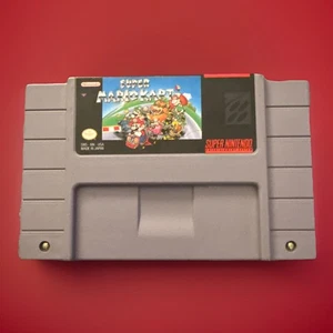 SNES SUPER NINTENDO / SUPER MARIO KART - Picture 1 of 2