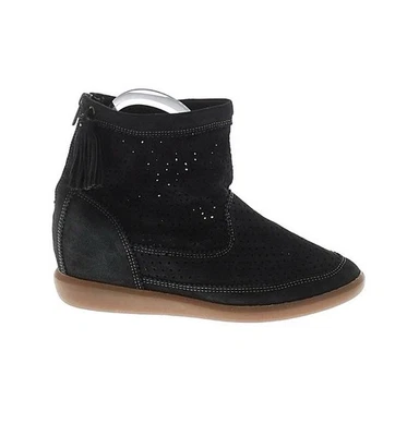 Isabel Marant Beslay 41 10 11 перфорированная замша скрытый на танкетке ботинки черные кроссовки - Изображение 1 из 4