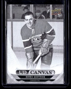 24/25 2024-25 UD HOCKEY Series 1,2 & EXTENDED - BLACK & WHITE UD Canvas *U Pick - Picture 1 of 59