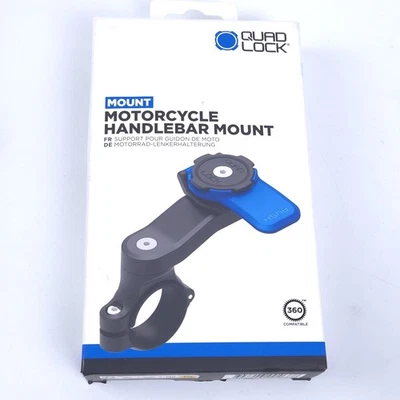 QUAD LOCK Motorcycle Handlebar Phone Mount NEW IN BOX Quadlock  - Image 1 of 2