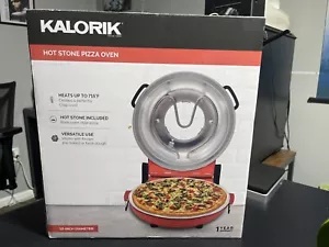 Kalorik High Heat Stone Pizza Oven - Red (PZM 43618 R) Brand New - Picture 1 of 3