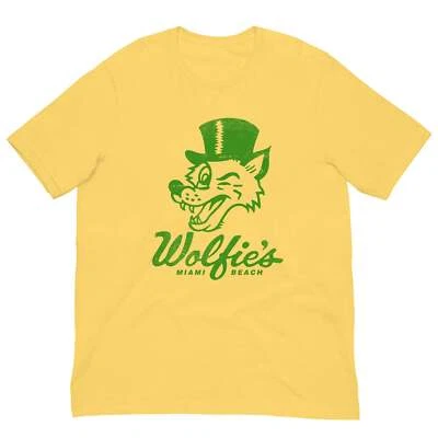 Vintage Retro T Shirt Wolfie's Miami Beach Diner Graphic Tee For Men Women - Image 1 of 2
