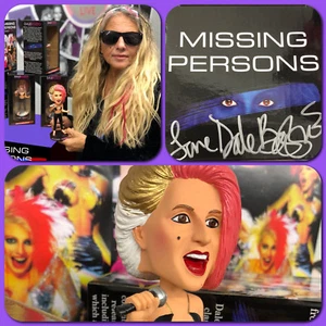 Dale Bozzio Missing Persons Bobble Head & Icon Poster (Autographed) Limited 504  - Picture 1 of 5