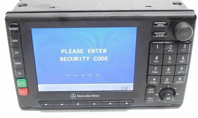 Mercedes Navigation radio CODE anti theft RA 4110 AL 4210 RA4310 RA4910 MCS - Bild 1 von 3