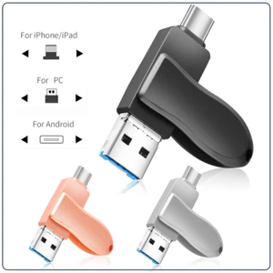 1TB OTG USB Flash Drive High Speed USB 3.0 Stick Metal 128GB 64GB 16GB 32GB 1TB - Picture 1 of 22
