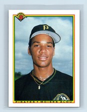 1990 Bowman Moises Alou Rookie Pittsburgh Pirates #178