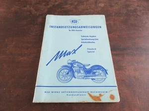 NSU Max Standard Spezial Instandsetzungsanweisungen Reparaturanleitung original - Afbeelding 1 van 21