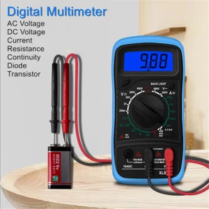 Digital Voltmeter Ammeter Ohmmeter Multimeter Volt AC DC Tester Meter XL830L - Picture 1 of 11