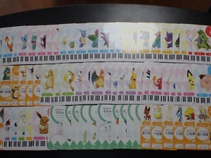 Pokemon Musical Note Card Complete x70 Charizard Blastoise Venusaur Gengar etc#3 - Picture 1 of 19