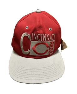 Cincinnati Reds Snapback Red Baseball Hat Cap OS Drew Pearson Sample - Picture 1 of 9