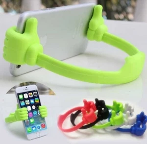 Universal Thumb Smartphone Stand Colorful Adjustable Holder For Tablets And - Photo 1 sur 15
