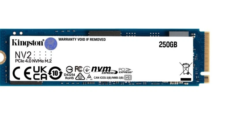 Kingston NV2  M.2 NVMe Internal SSD (SNV2S) PCIE-4 3 Year Warranty-LOT - Image 1 of 1