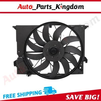 Radiator Cooling Fan Assembly For 2007-2013 Mercedes-Benz CL550 CL600 S350 Foto 1 de 4