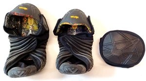 Furoshiki Barefoot Wrapped Shoes Black Japanese Style Unisex Large Size UK 7 - Picture 1 of 14