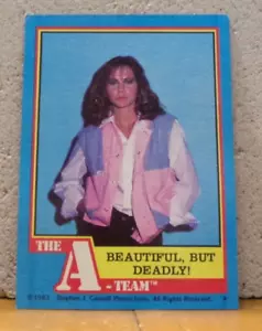 VINTAGE A-TEAM TRADING CARD - MELINDA CULEA AS AMY (AMANDA) ALLEN "3A" BEAUTIFUL - Picture 1 of 2