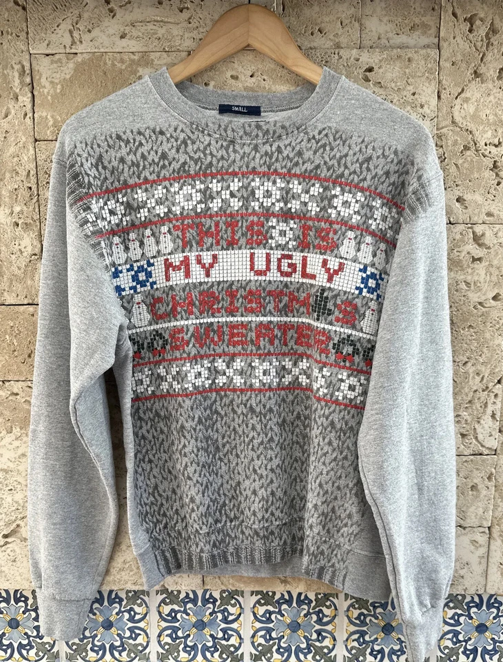 This Is My Ugly Christmas Sweater Graphic Print Size Small ~ American Rag - Image 1 of 4