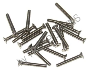 20-SS M4-0,7 X 30 MM PFH PHILLIPS CABEZA PLANA ACERO INOXIDABLE TORNILLOS DE MÁQUINA MÉTRICOS - Imagen 1 de 1