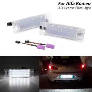 For Alfa Romeo 147 156 159 166 GT MiTo Brera LED License Number Plate Light - Bild 1 von 11