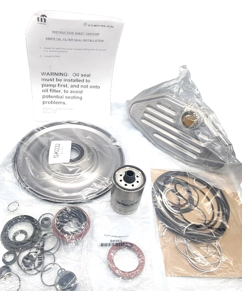 . Kit de revisión y filtro con cubierta para Dodge 545rfe 45RFE de Mopar Foto 1 de 4