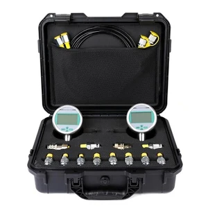 Hotrose 80M Digital Hydraulic Pressure Test Kit Gauge Coupling Hose with Case - Picture 1 of 8