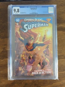Superman #1 Jamal Campbell Wraparound Cover CGC 9.8 - Picture 1 of 3
