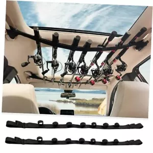 Vehicle Fishing Rod Holder, Fishing Rod Carrier for Car, Fishing Black-7 Rods - Picture 1 of 7